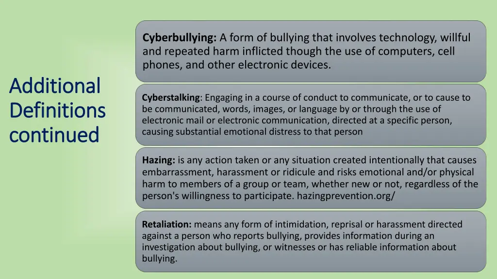 cyberbullying a form of bullying that involves