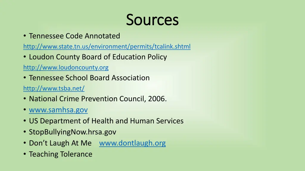 sources sources