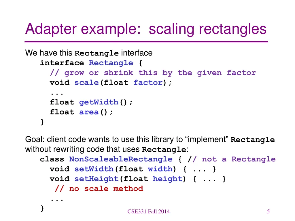 adapter example scaling rectangles