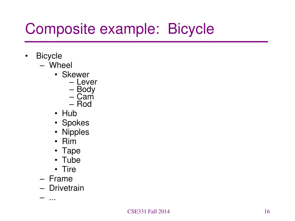 composite example bicycle