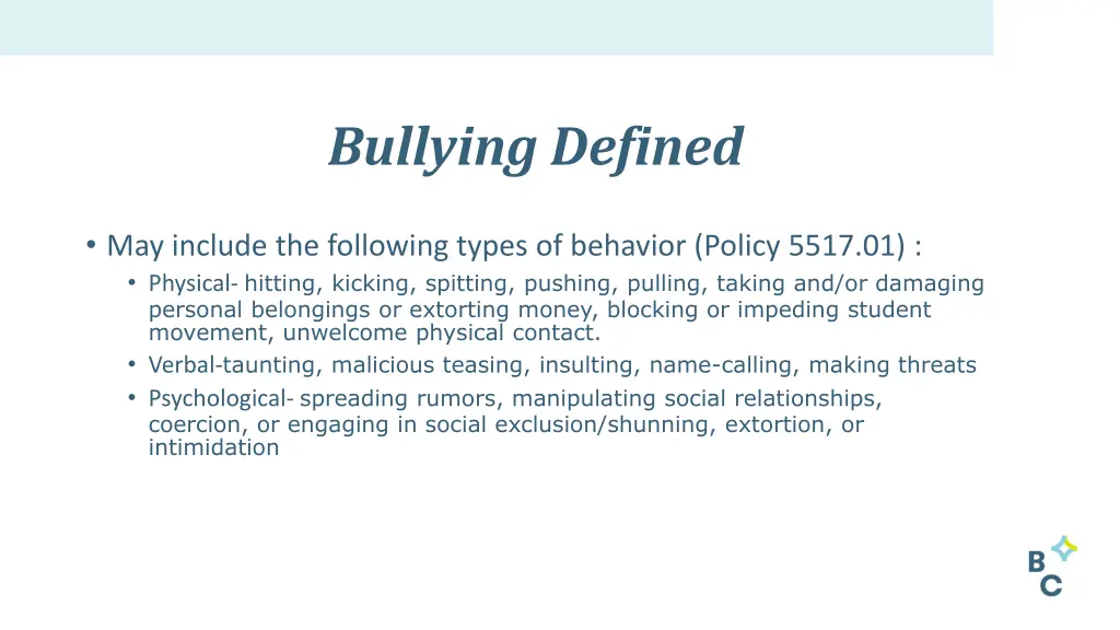 bullying defined 2