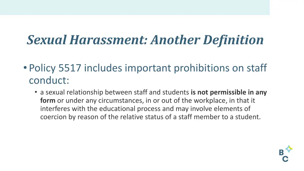 sexual harassment another definition 1
