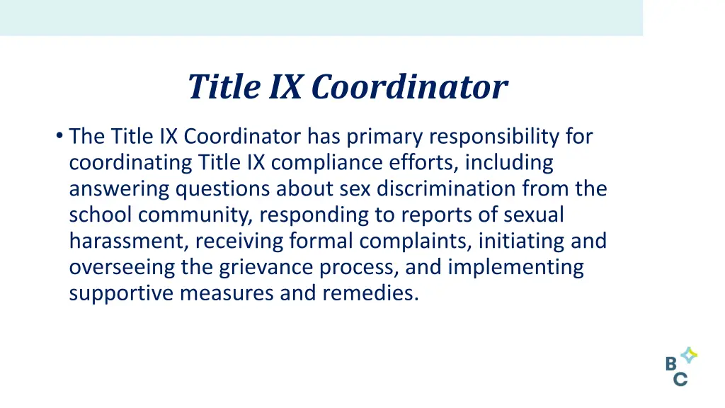 title ix coordinator 1