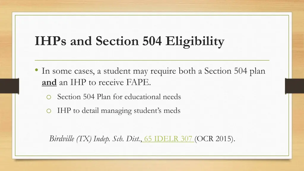 ihps and section 504 eligibility 2
