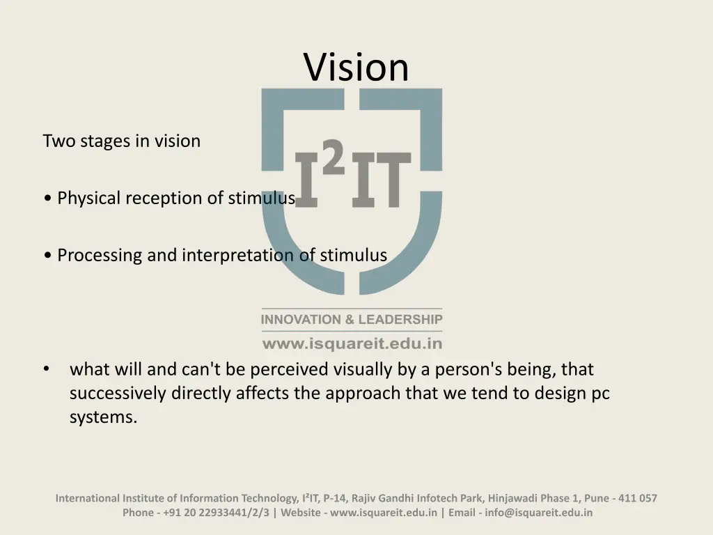 vision