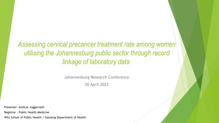 assessing cervical precancer treatment rate among
