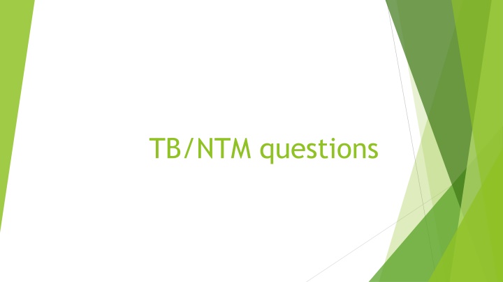 tb ntm questions