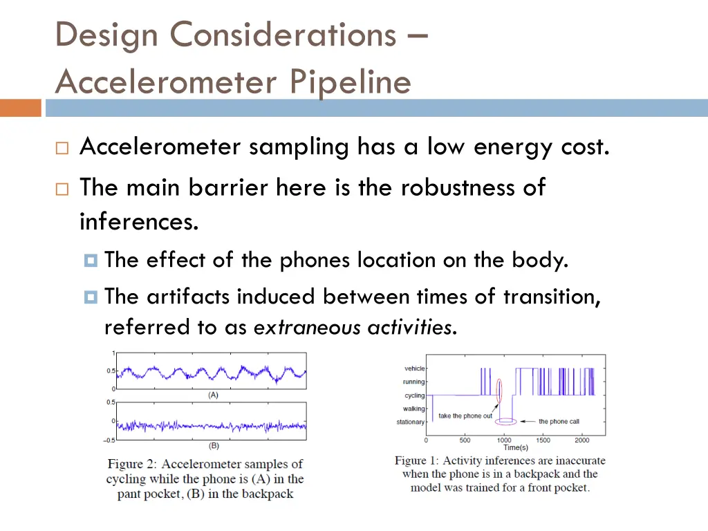 design considerations accelerometer pipeline