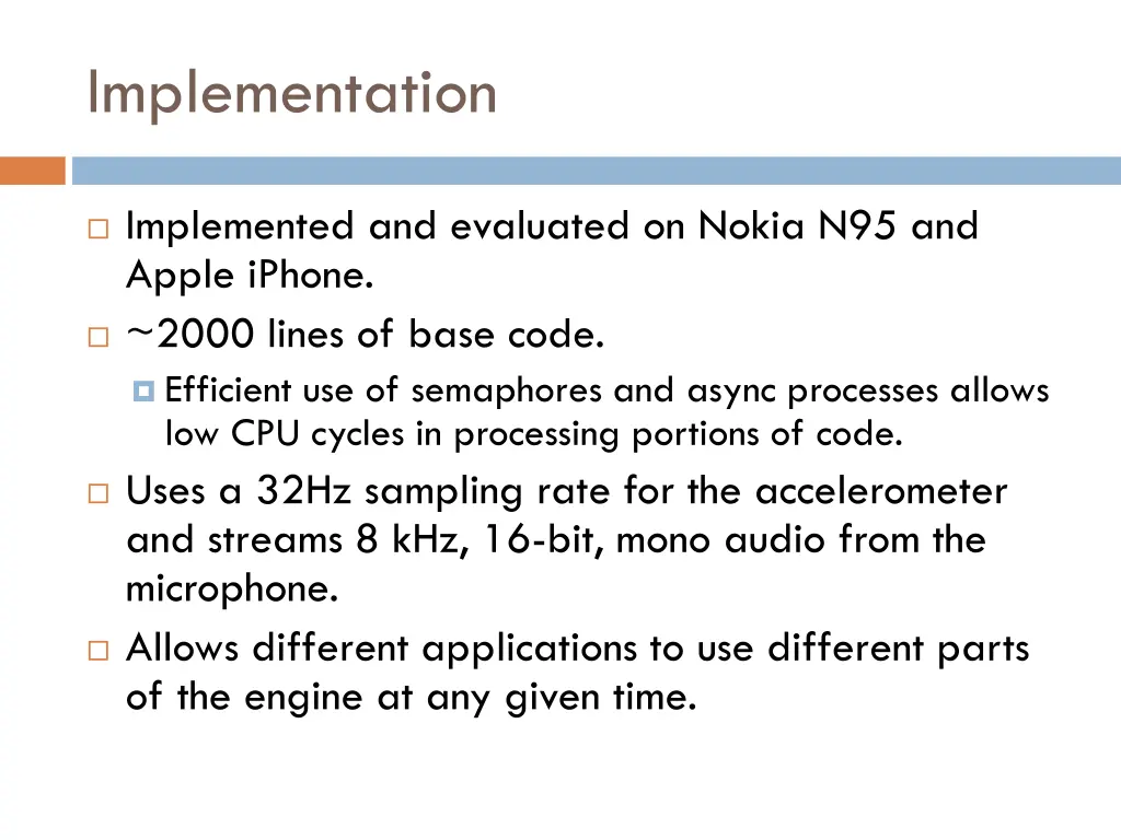 implementation