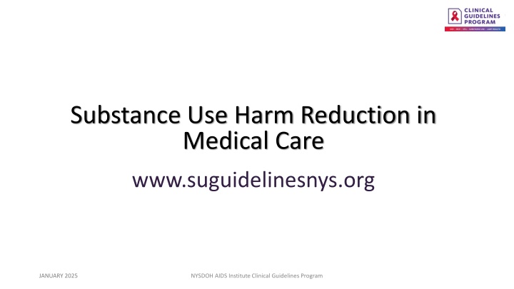 substance use harm reduction in medical care