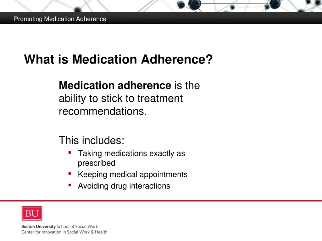 promoting medication adherence 2