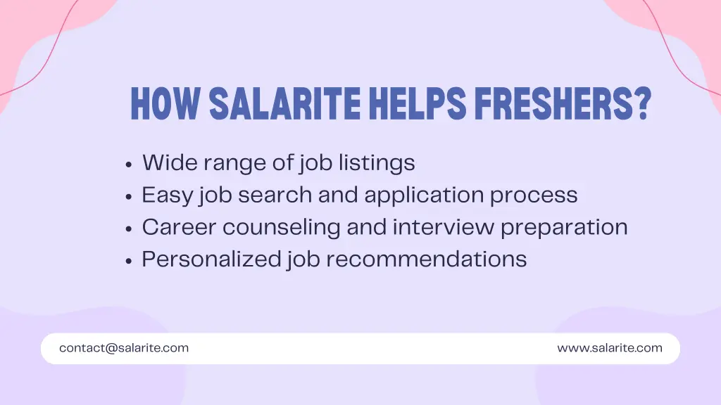 how salarite helps freshers