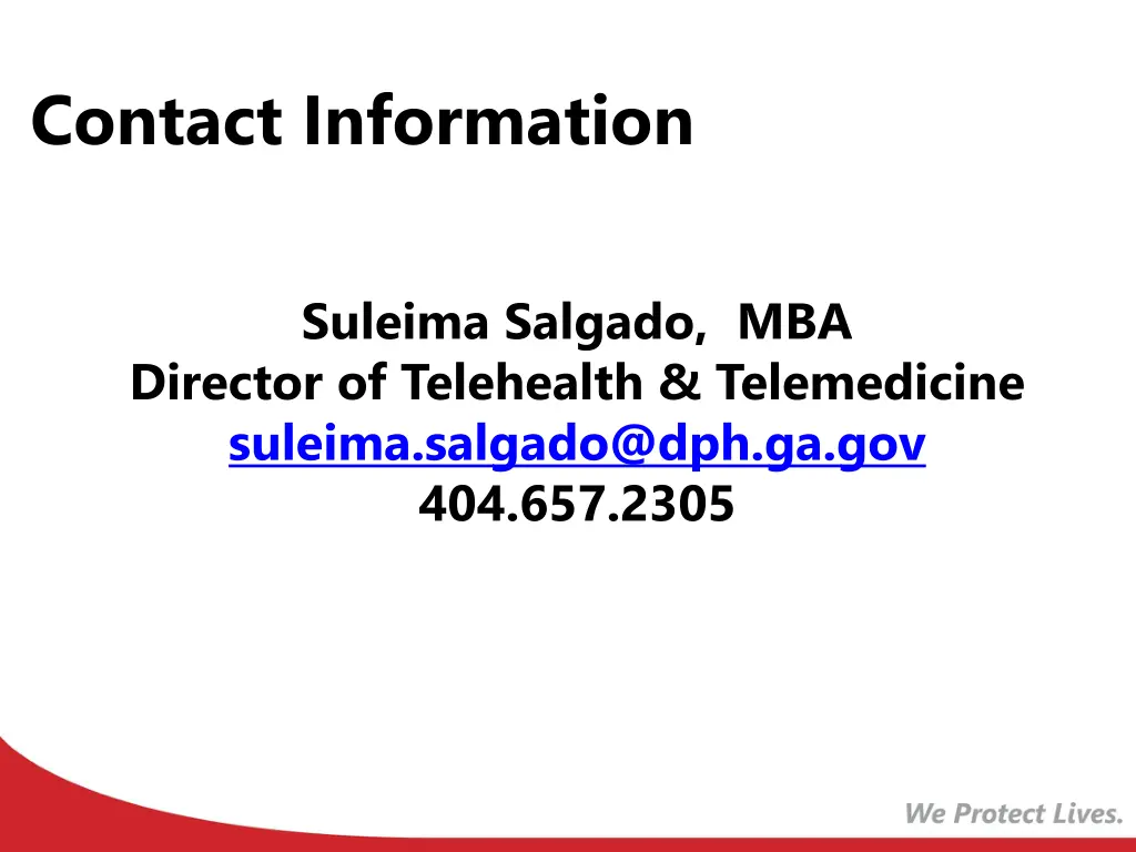 contact information