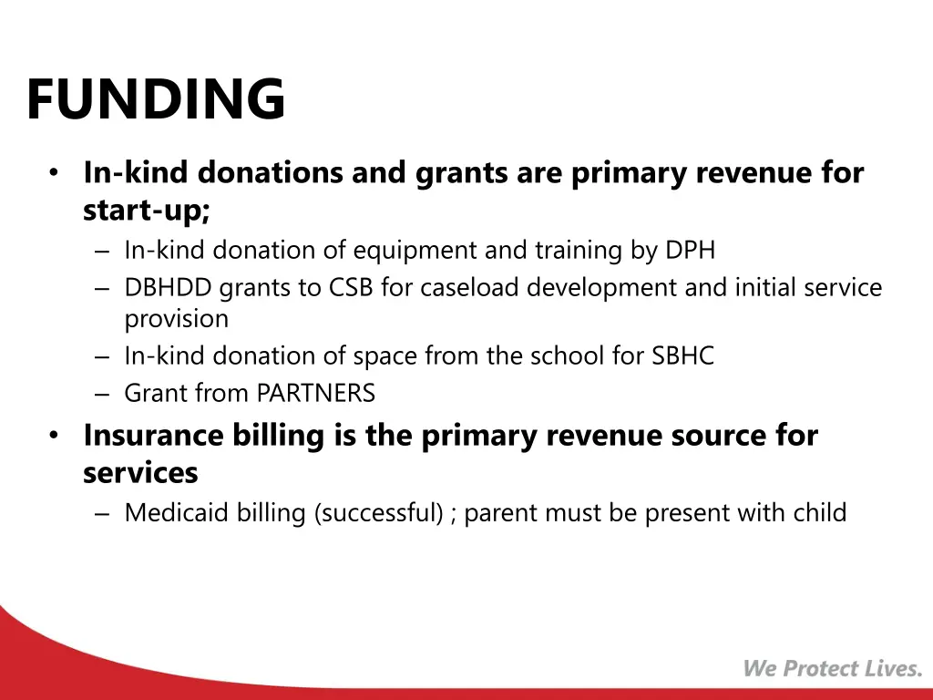 funding