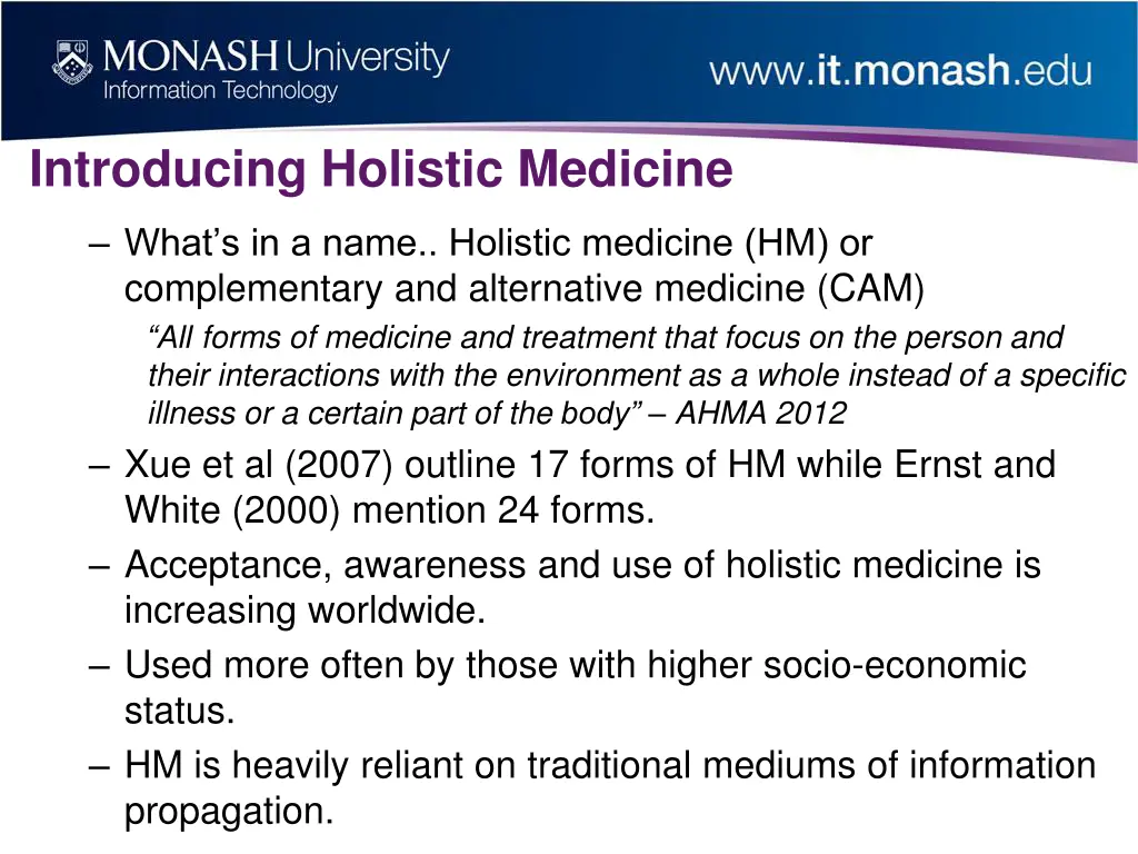 introducing holistic medicine