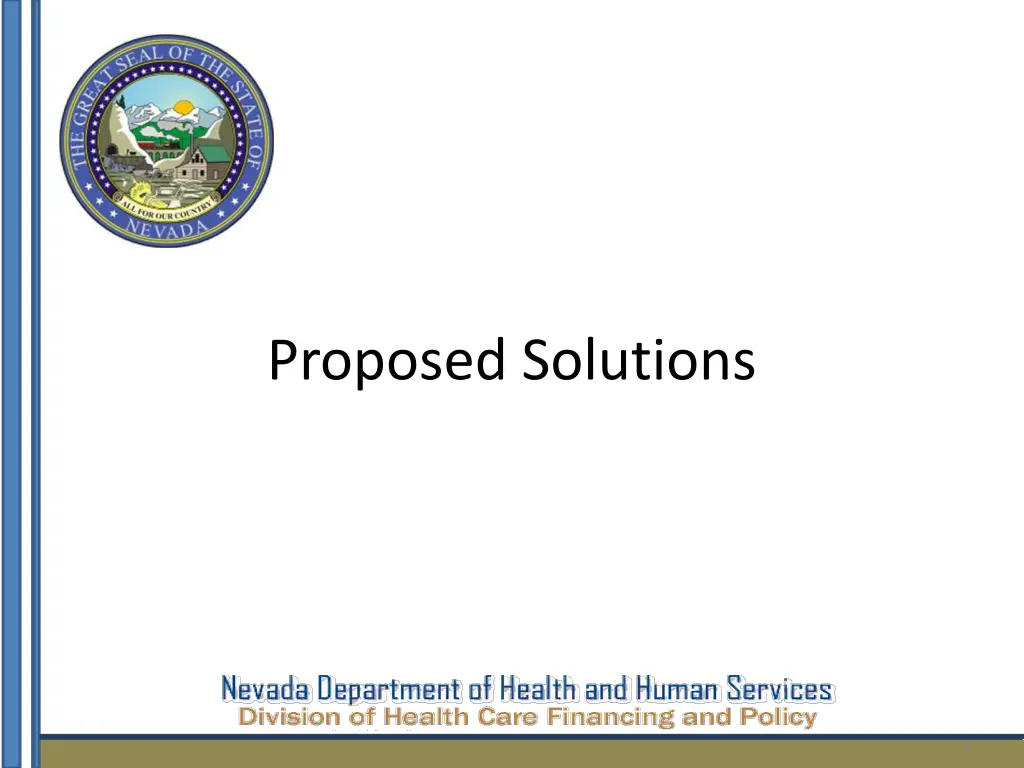 proposed solutions