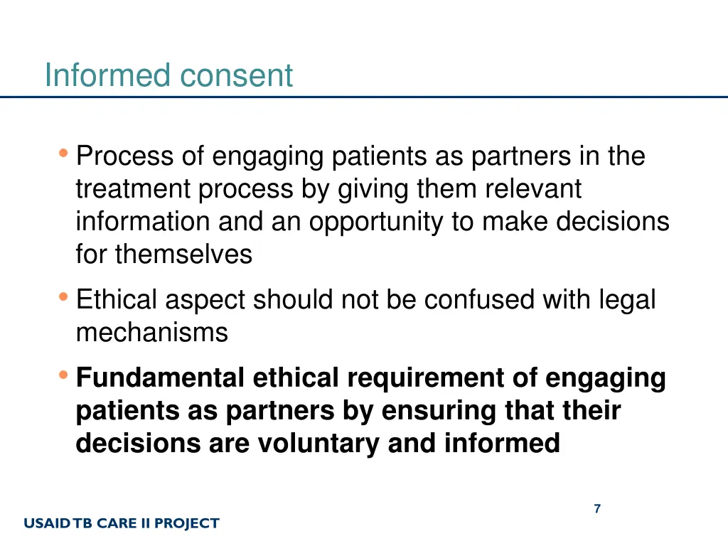 informed consent