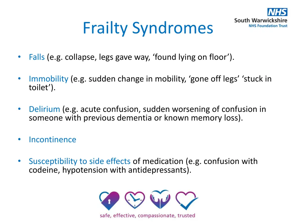 frailty syndromes