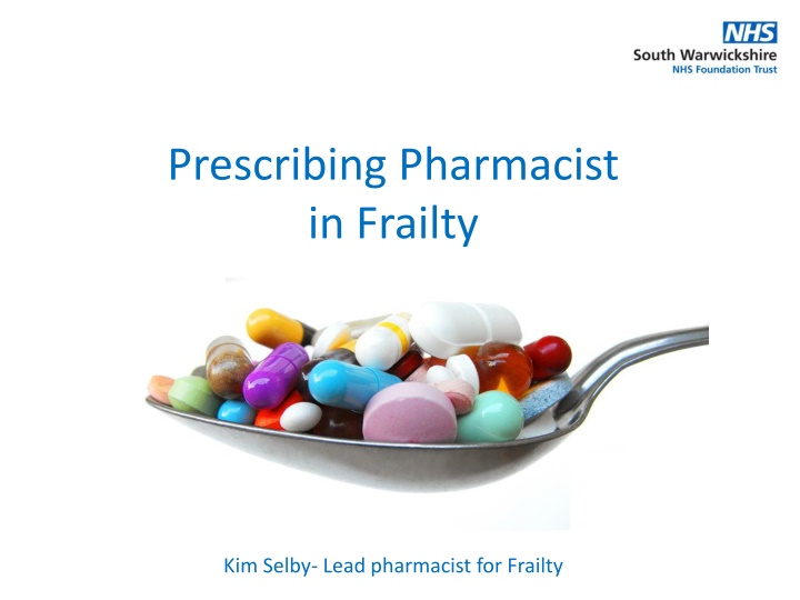 prescribing pharmacist in frailty