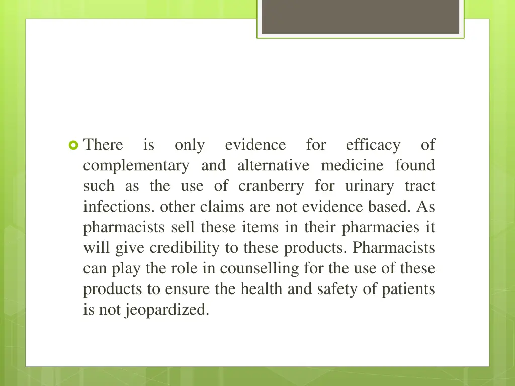 there complementary and alternative medicine