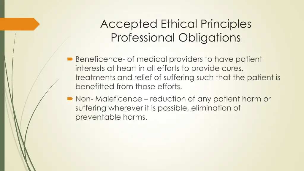 accepted ethical principles professional