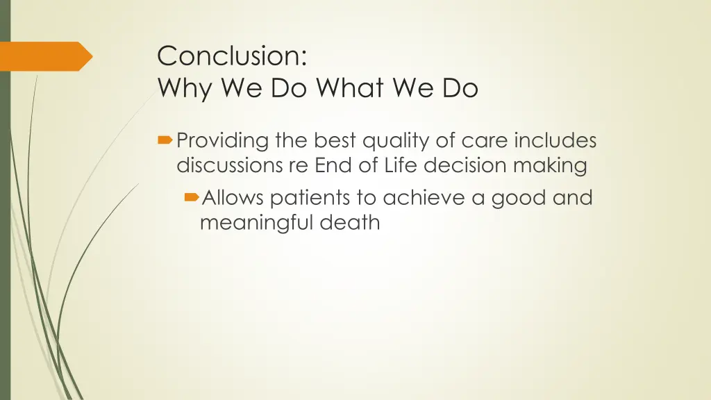 conclusion why we do what we do 1