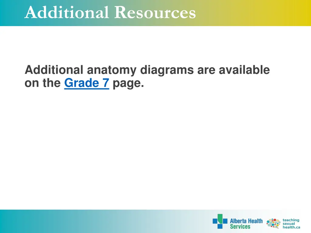additional resources