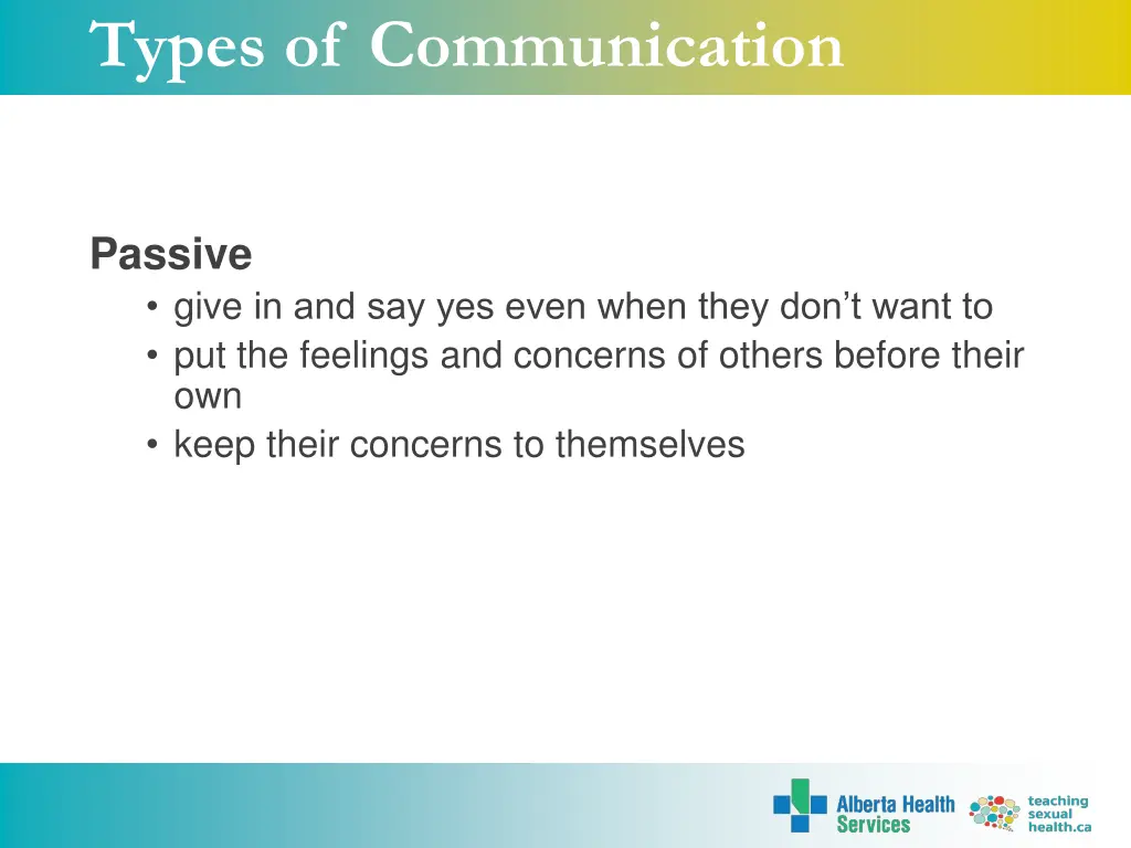 types of communication 1