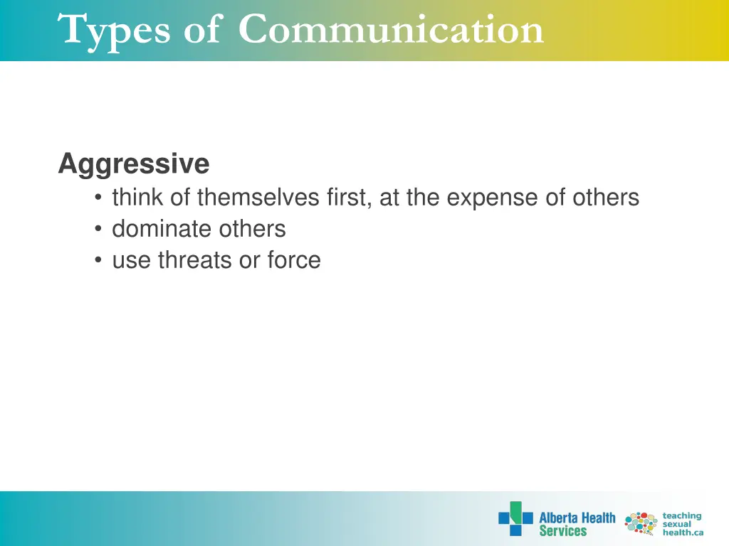 types of communication 2