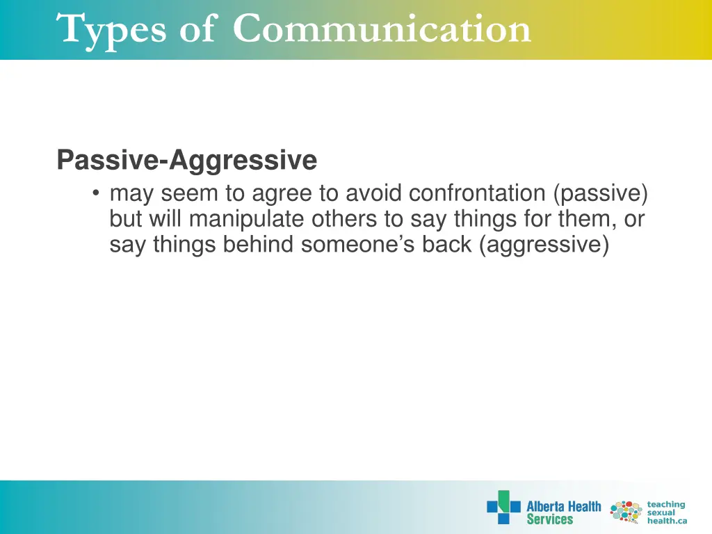 types of communication 3