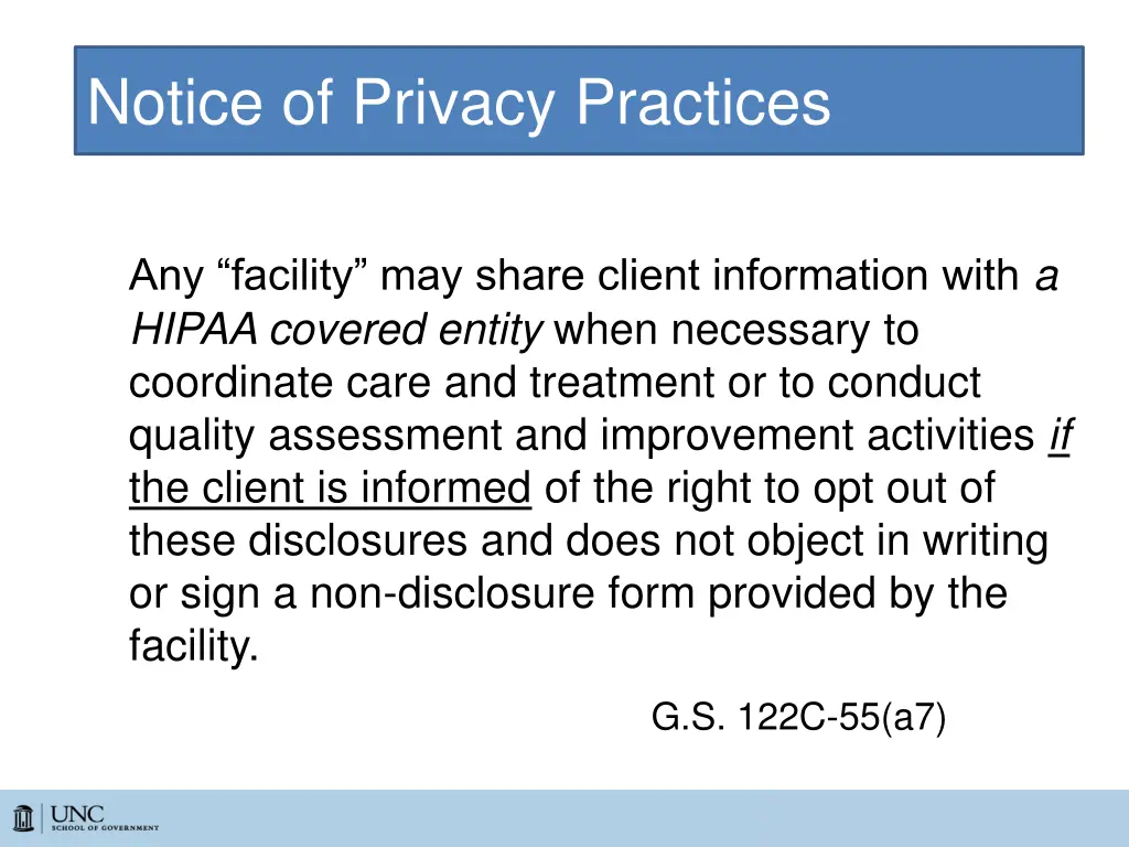 notice of privacy practices 1