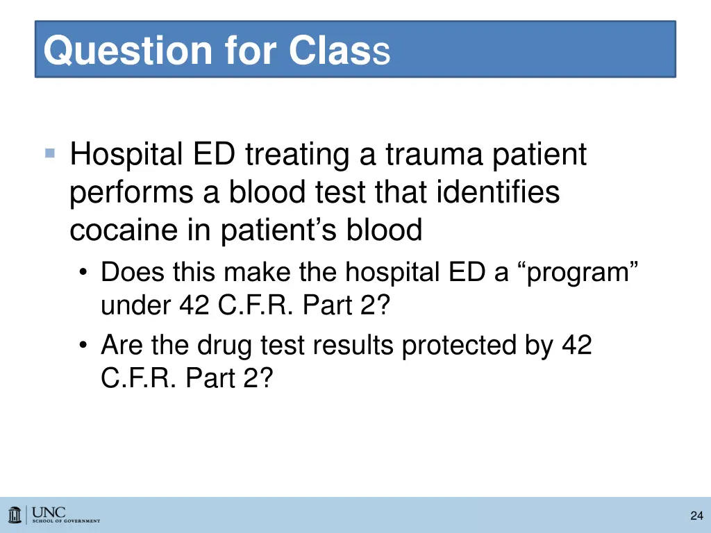 question for clas s