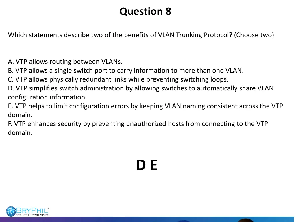 question 8