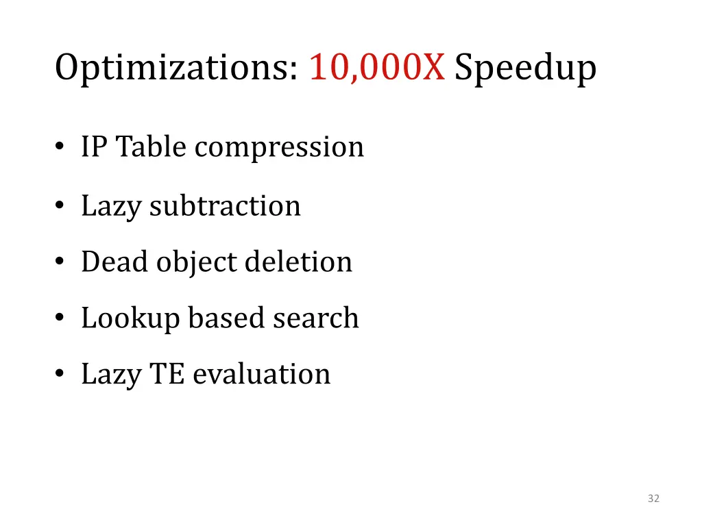 optimizations 10 000x speedup