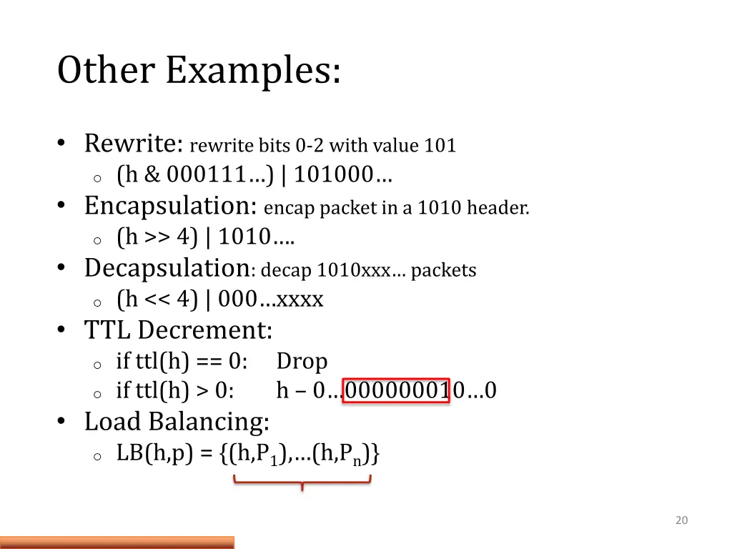 other examples