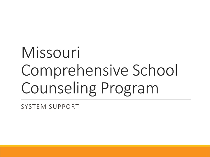 missouri comprehensive school counseling program