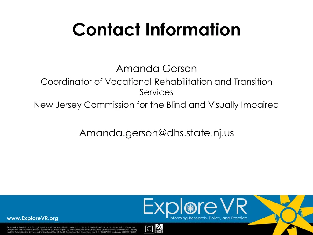 contact information