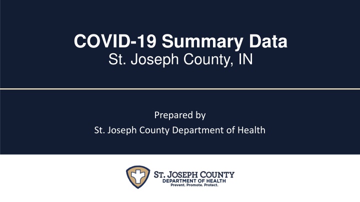 covid 19 summary data st joseph county in