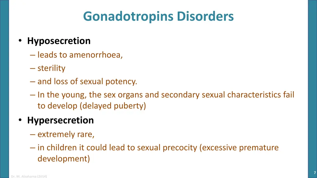 gonadotropins disorders