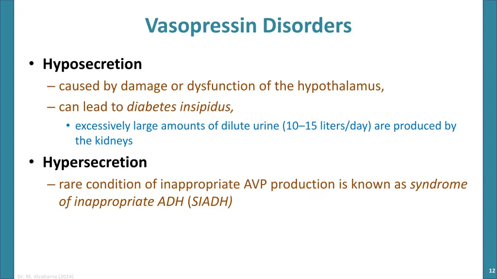 vasopressin disorders