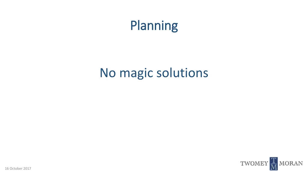 planning planning