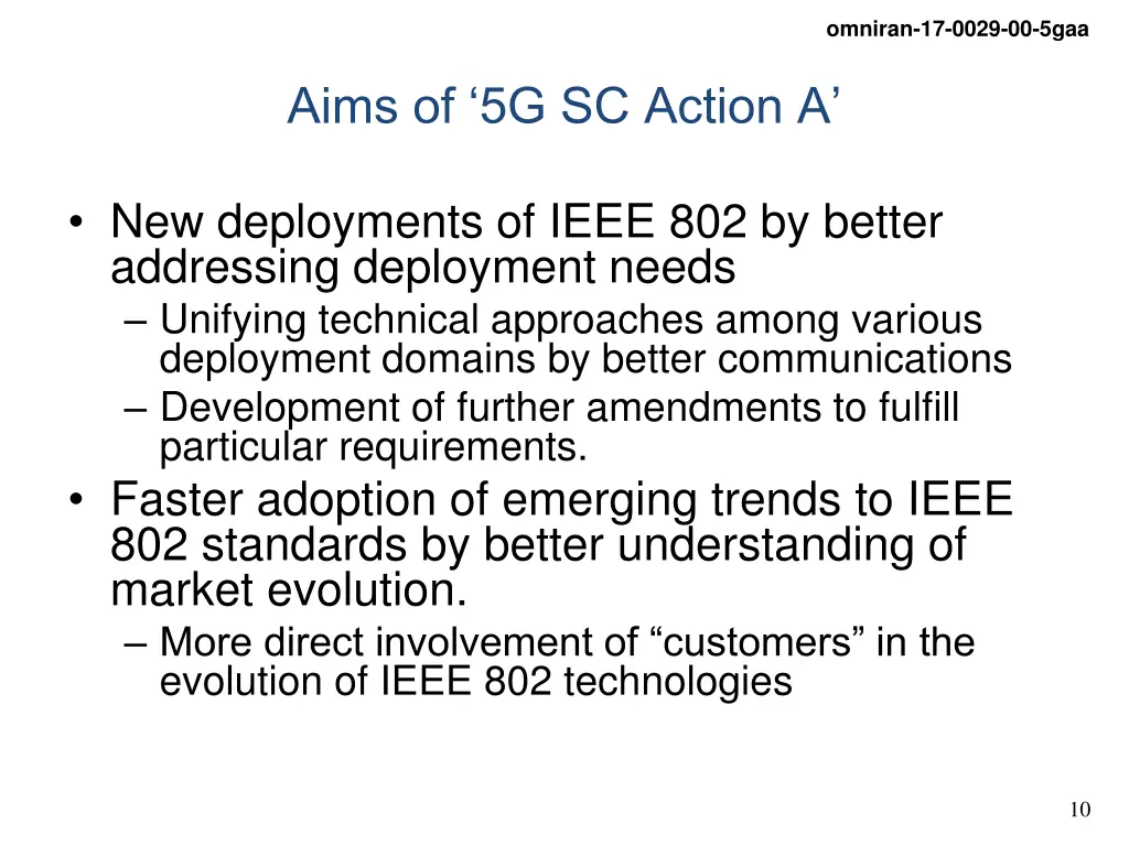 omniran 17 0029 00 5gaa 8