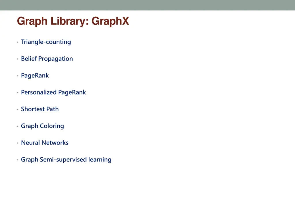graph library graphx