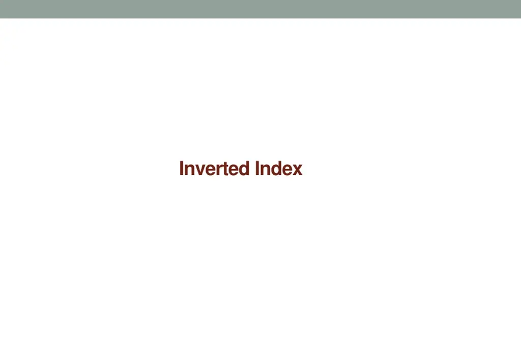inverted index