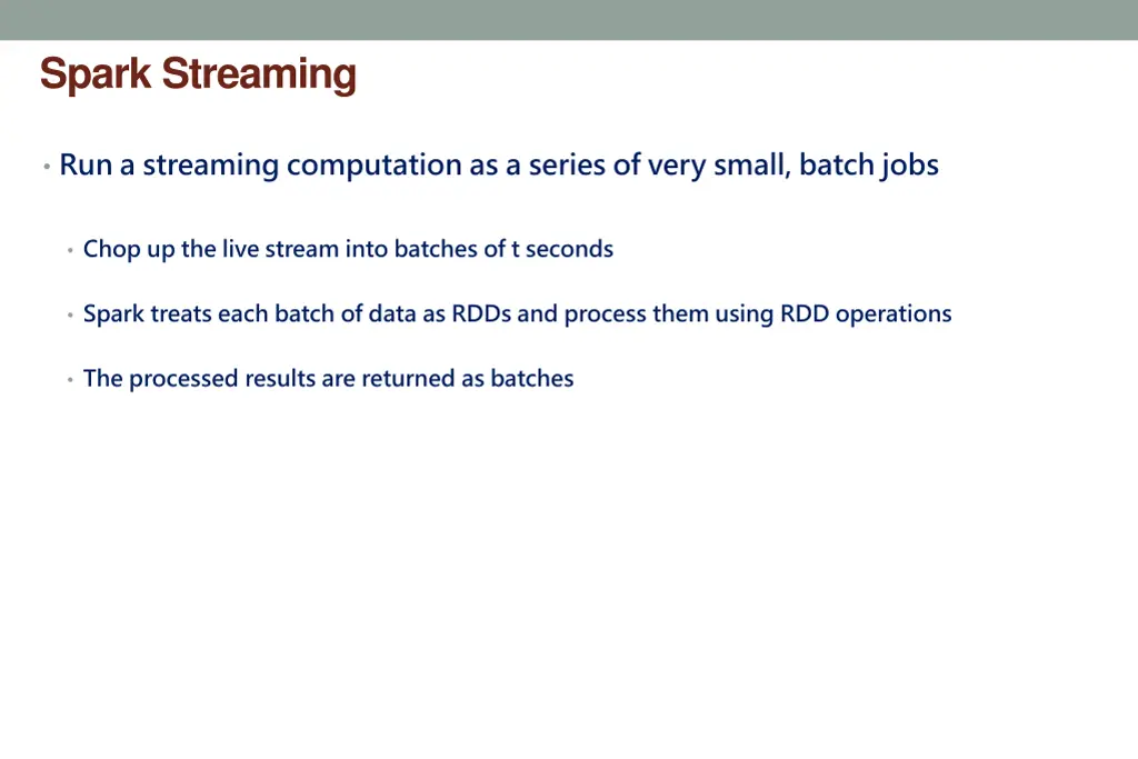 spark streaming