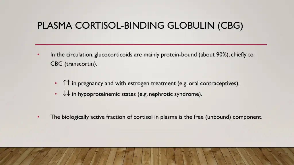 plasma cortisol binding globulin cbg