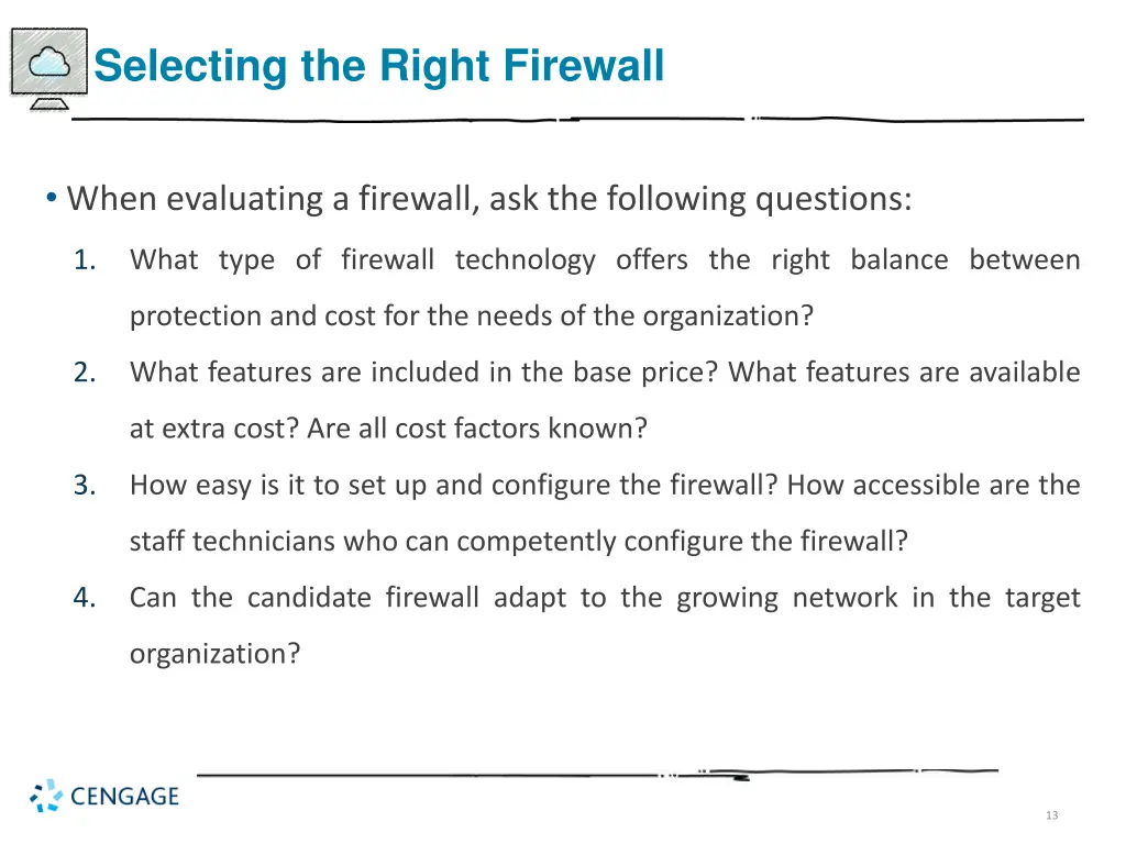 selecting the right firewall