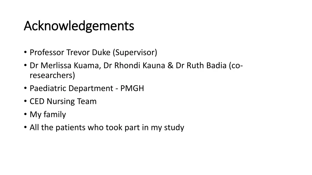 acknowledgements acknowledgements