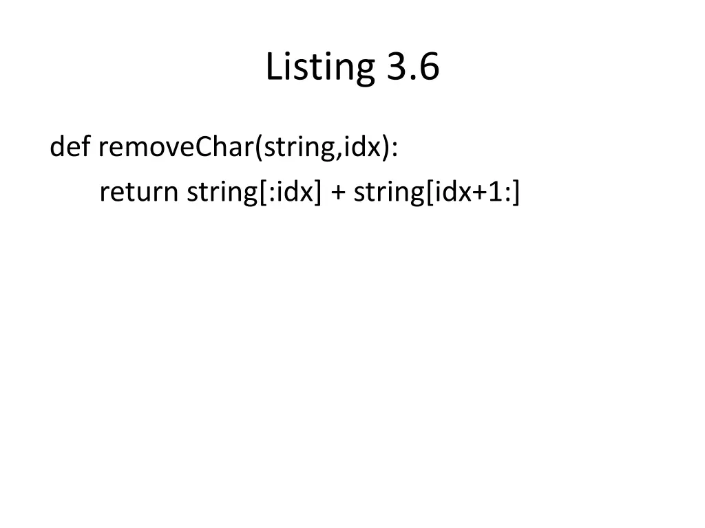 listing 3 6