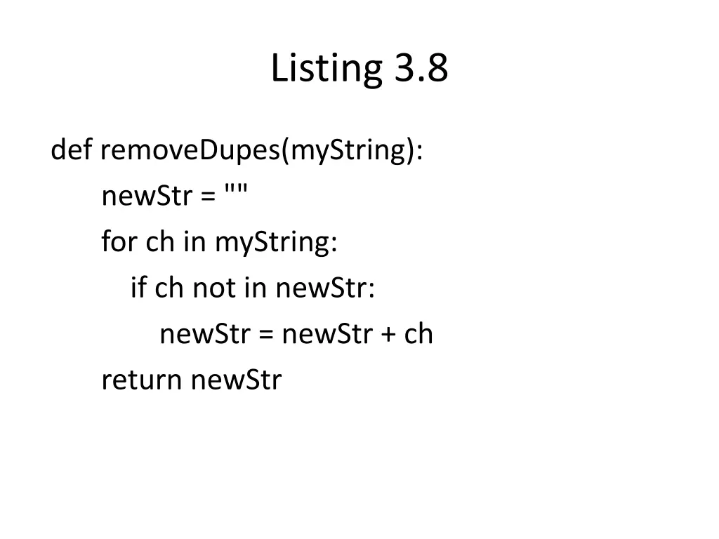 listing 3 8